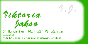 viktoria jakso business card